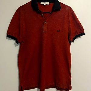 Salvatore ferragamo mens shirt burgundy